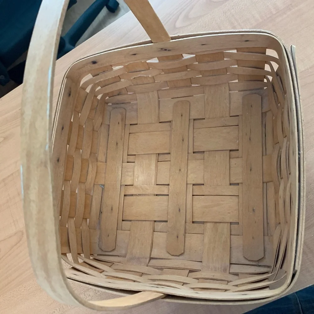 Longaberger rare pie or berry basket large size 1996 vintage